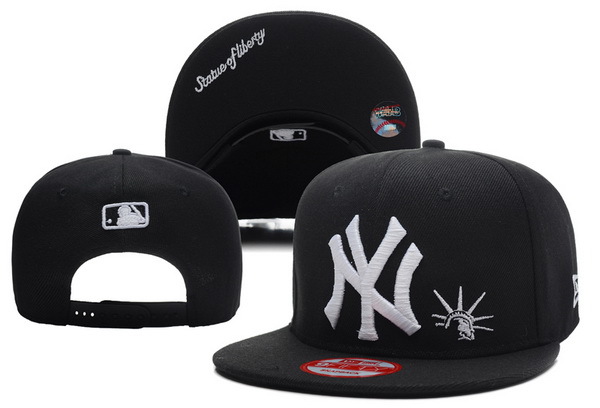 New York Yankees Black Snapback Hat XDF 0701